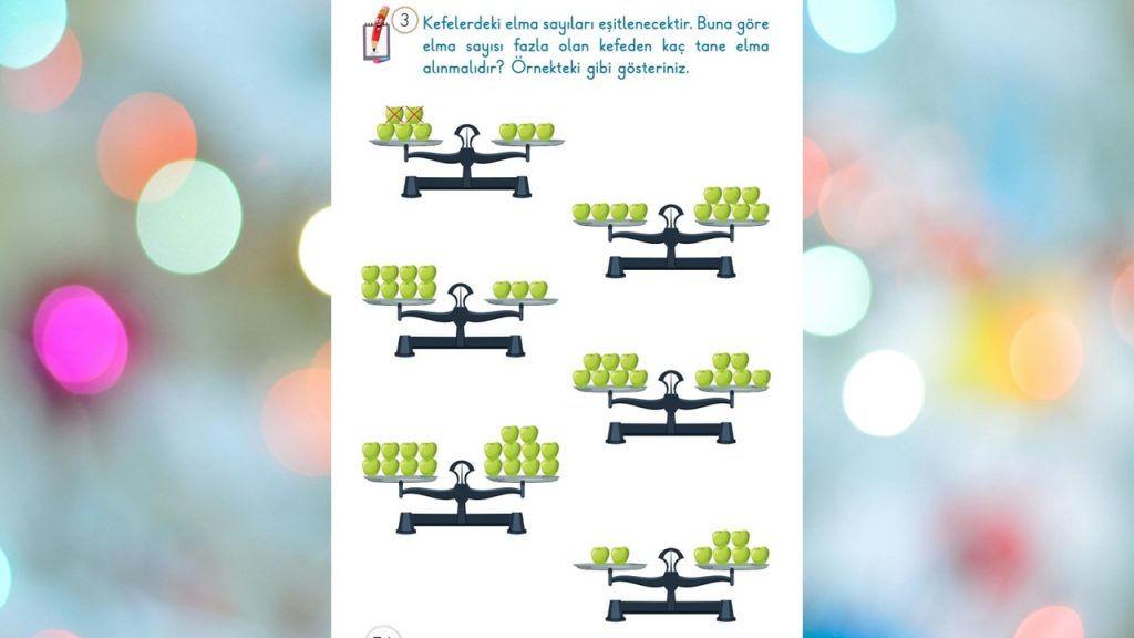 1. Sınıf Matematik Ders Kitabı 2. Kitap Cevapları Meb Yayınları Sayfa 74