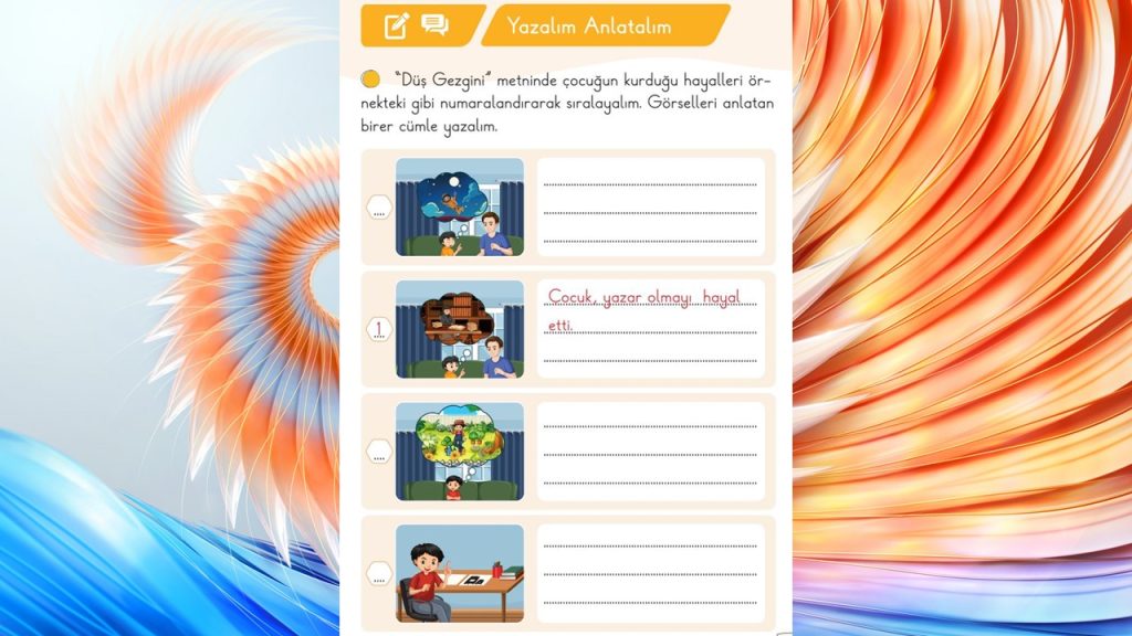 1. Sınıf Türkçe Ders Kitabı 1. Kitap Cevapları Meb Yayınları Sayfa 51