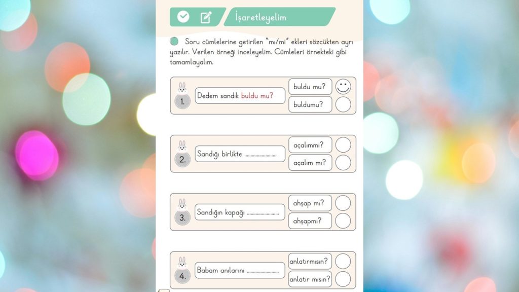 1. Sınıf Türkçe Ders Kitabı 2. Kitap Cevapları Meb Yayınları Sayfa 40