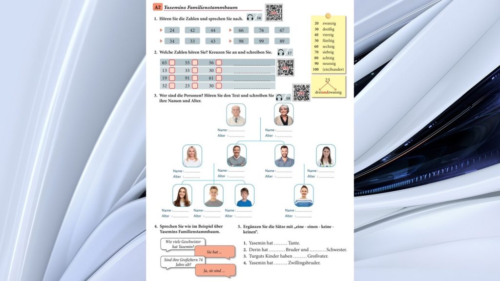 10. Sınıf Almanca A1.1 Ders Kitabı Cevapları Meb Yayınları Sayfa 33