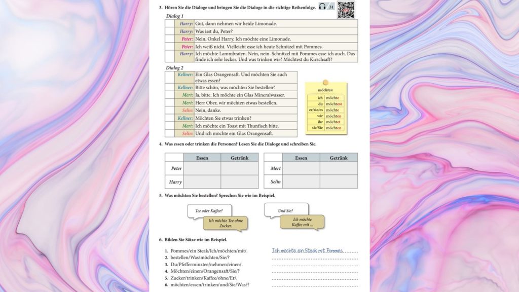 10. Sınıf Almanca A1.1 Ders Kitabı Cevapları Meb Yayınları Sayfa 49