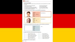 12. Sınıf Almanca A1.1 Ders Kitabı Cevapları Meb Yayınları Sayfa 40