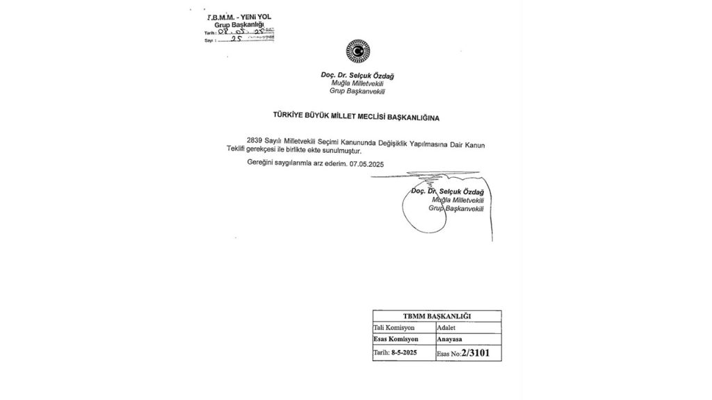 Milletvekili Seçimi Kanununda belirlenen suçlardan cezai müeyyide uygulanan kişilere, buna ilişkin af kararı