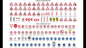 Trafik tanzim işareti hangisidir?