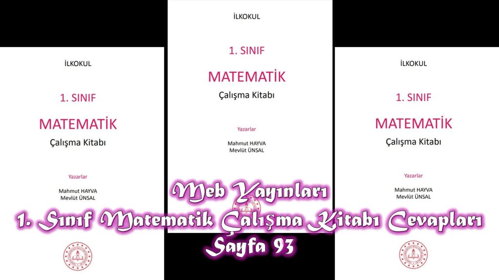 1. Sınıf Matematik Çalışma Kitabı Cevapları Meb Yayınları Sayfa 93