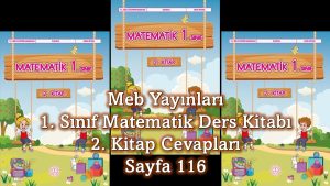 1. Sınıf Matematik Ders Kitabı 2. Kitap Cevapları Meb Yayınları Sayfa 116
