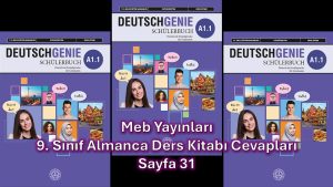 9. Sınıf Almanca Ders Kitabı Cevapları Meb Yayınları Sayfa 31