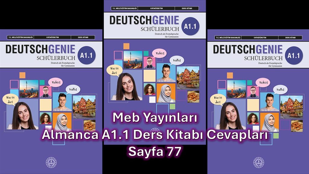 A1.1 Almanca Ders Kitabı Cevapları Meb Yayınları Sayfa 77