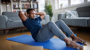 Evde yapabileceğiniz bir egzersiz