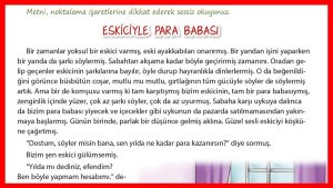 Hikayeler – Eskiciyle Para Babası