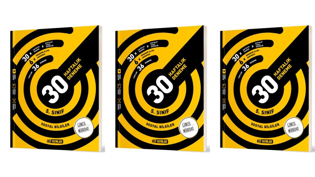 Hız Yayınları Cevap Anahtarı – 5. Sınıf Sosyal Bilgiler 30 Haftalık Deneme