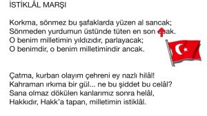 İstiklal Marşı’nı söylerken hangi heceleri uzatarak söyleriz?