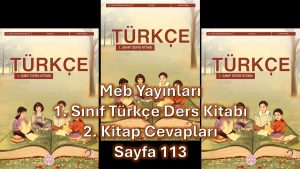1. Sınıf Türkçe Ders Kitabı 2. Kitap Cevapları Meb Yayınları Sayfa 113
