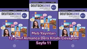 12. Sınıf Almanca Ders Kitabı Cevapları Meb Yayınları Sayfa 11