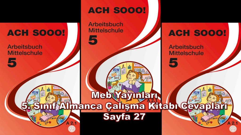 5. Sınıf Almanca Çalışma Kitabı Cevapları Meb Yayınları Sayfa 27