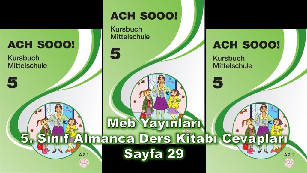 5. Sınıf Almanca Ders Kitabı Cevapları Meb Yayınları Sayfa 29