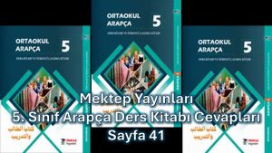 5. Sınıf Arapça Ders Kitabı Cevapları Mektep Yayınları Sayfa 41