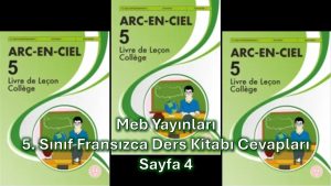 5. Sınıf Fransızca Ders Kitabı Cevapları Meb Yayınları Sayfa 4