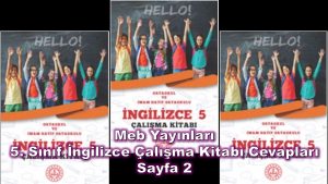 5. Sınıf İngilizce Çalışma Kitabı Cevapları Meb Yayınları Sayfa 2