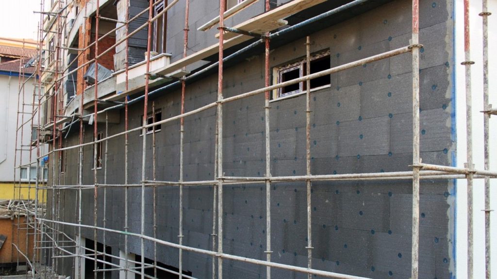 Binaların dış cephesinin kaplanması işi