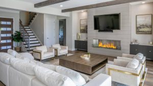 Salonda olan bir ev eşyası