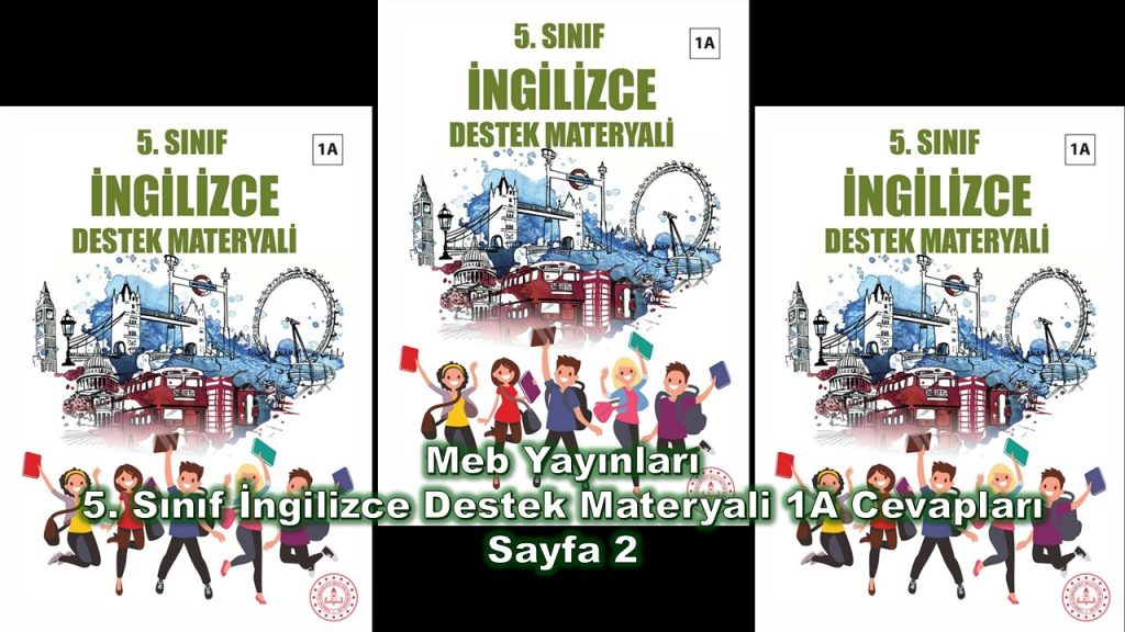 5. Sınıf İngilizce Destek Materyali 1A Cevapları Meb Yayınları Sayfa 2