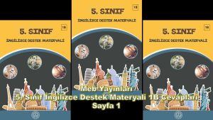 5. Sınıf İngilizce Destek Materyali 1B Cevapları Meb Yayınları Sayfa 1