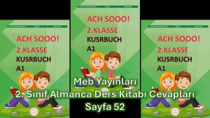 2. Sınıf Almanca Ders Kitabı Cevapları Meb Yayınları Sayfa 52