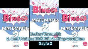 2. Sınıf Bingo Matematik Kitabı 2. Kitap Cevapları Berkay Yayıncılık Sayfa 2