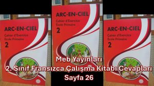 2. Sınıf Fransızca Çalışma Kitabı Cevapları Meb Yayınları Sayfa 26