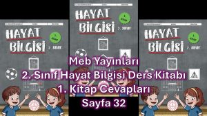 2. Sınıf Hayat Bilgisi Ders Kitabı 1. Kitap Cevapları Meb Yayınları Sayfa 32