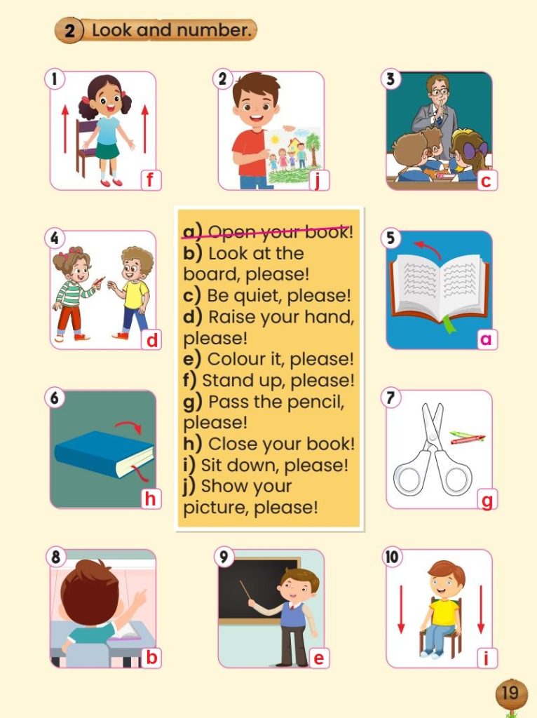 2. Sınıf İngilizce Çalışma Kitabı Cevapları Meb Yayınları Sayfa 19