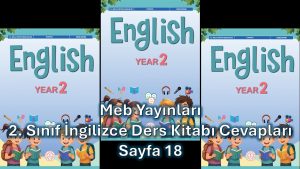 2. Sınıf İngilizce Ders Kitabı Cevapları Meb Yayınları Sayfa 18