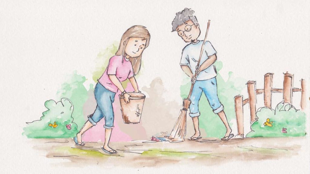 İçinde sokak hayvanları, anneme yardım ederim, birine yardın ederim, kardeşime ödevinde yardım ederim kelimeleri olan şiir