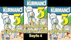 5. Sınıf Kürtçe Ders Kitabı Cevapları Meb Yayınları Sayfa 4