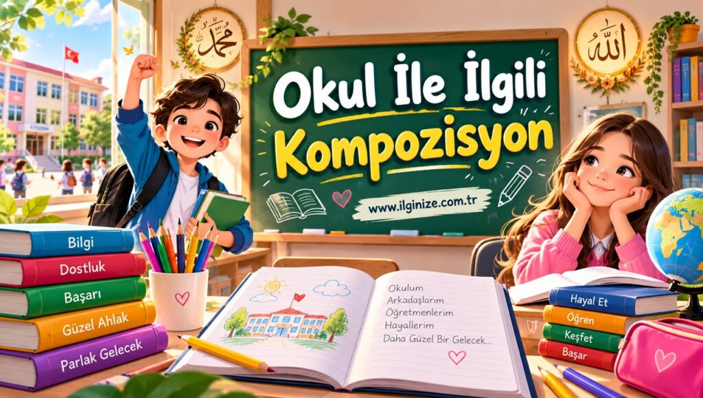 Okul İle İlgili Kompozisyon