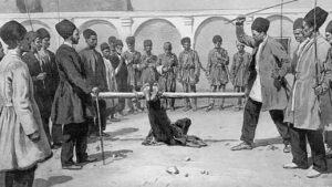 Ayak tabanına vurarak uygulanan, ilkel cezalandırma yöntemi