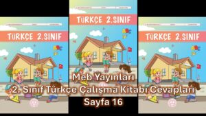 2. Sınıf Türkçe Çalışma Kitabı Cevapları Meb Yayınları Sayfa 16