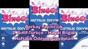 2. Sınıf Bingo Haftalık Ödevim Türkçe Hayat Bilgisi Kitabı Cevapları Berkay Yayıncılık