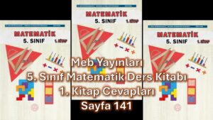 5. Sınıf Matematik Ders Kitabı 1. Kitap Cevapları Meb Yayınları Sayfa 141