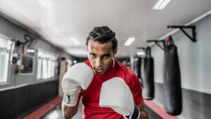 Boksta alınan savunma pozisyonu