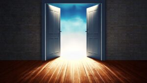 A phrase that begins with the word open
