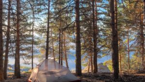 Camping is fun but I miss my _____.