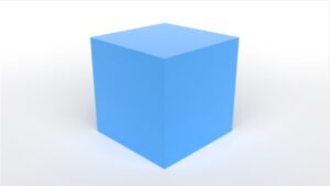 Geometrical shape of a dice