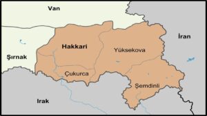 Hakkari’nin sınır komşusu olduğu ülkeler