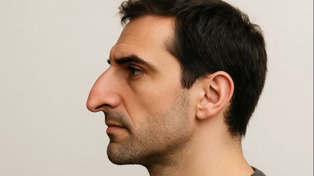 Kemik sebebiyle hafif çıkıntılı olan burun hangi kelimeyle anılır?