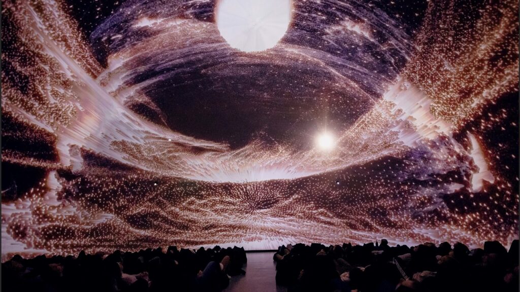 Œuvre projetée au cinéma