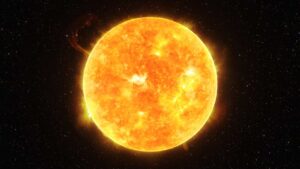 Splende di giorno in un cielo sereno