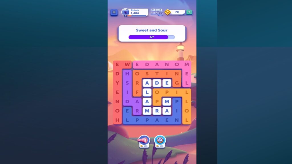 Sweet and Sour (Word Lanes)