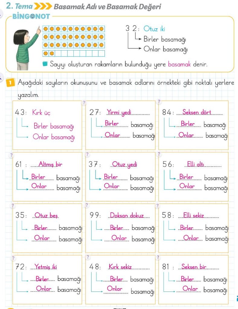 2. Sınıf Bingo Matematik Kitabı 1. Kitap Cevapları Berkay Yayıncılık Sayfa 49
